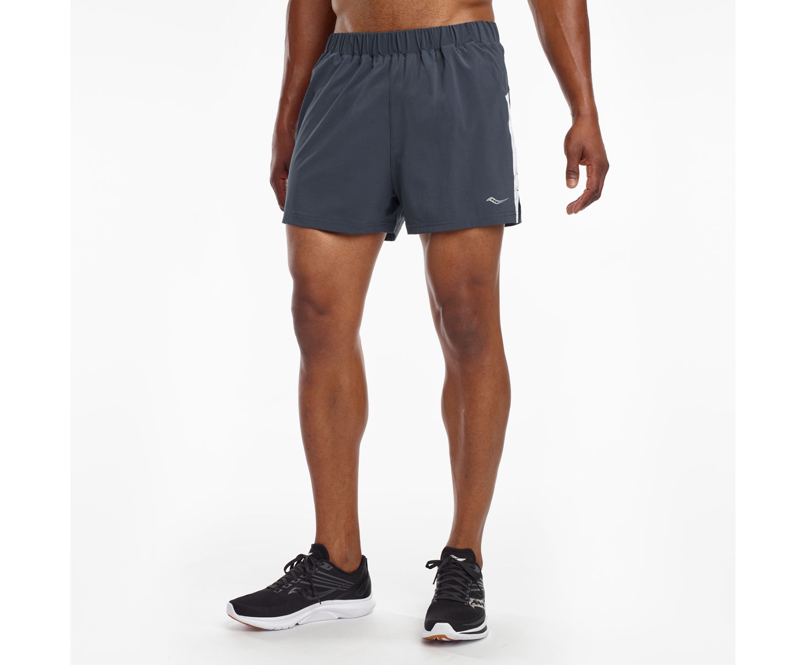 Saucony Outpace 3" Shorts Herr Blå | Sverige 778HAP